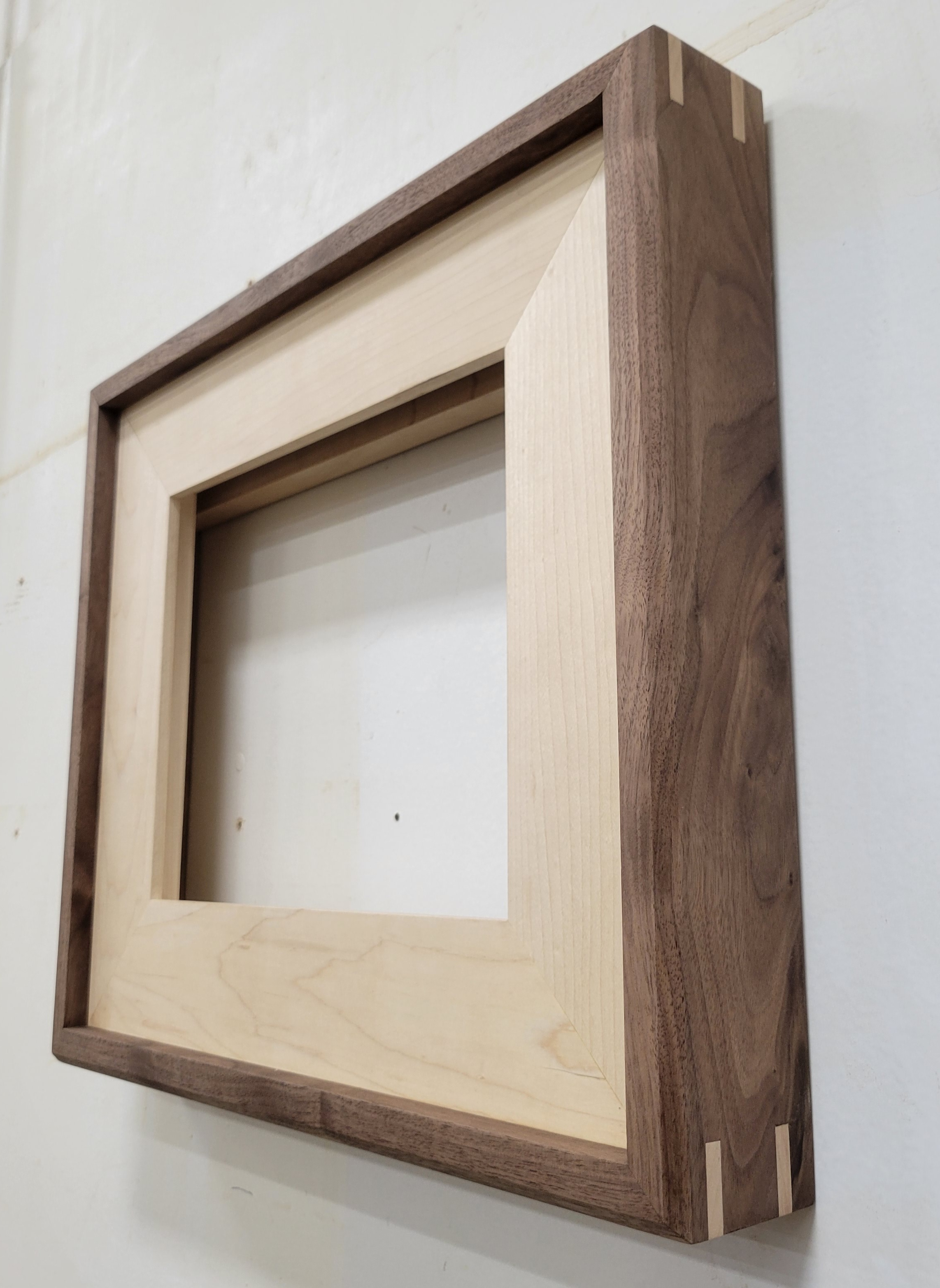 A picture frame box made of wood